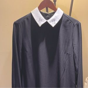 A Victoria Beckham For Target Black White Bunny Rabbit Dress